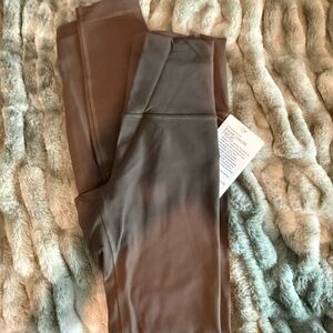 Lululemon Athletica Black Camo Leggings